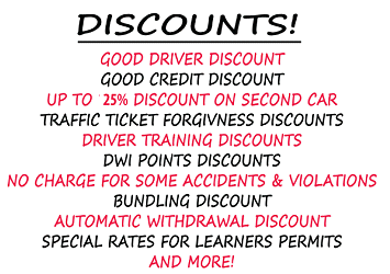 New York Auto and homeowners Insurance discounts!